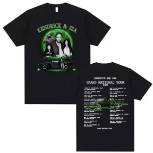Kendrick and SZA National Tour 2025 Shirt