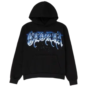 Kendrick Lamar Hoodie Gloria - Oversized Black hoodie with kangaroo pockets